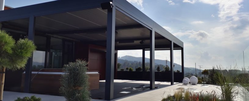 Moderní hliníková pergola