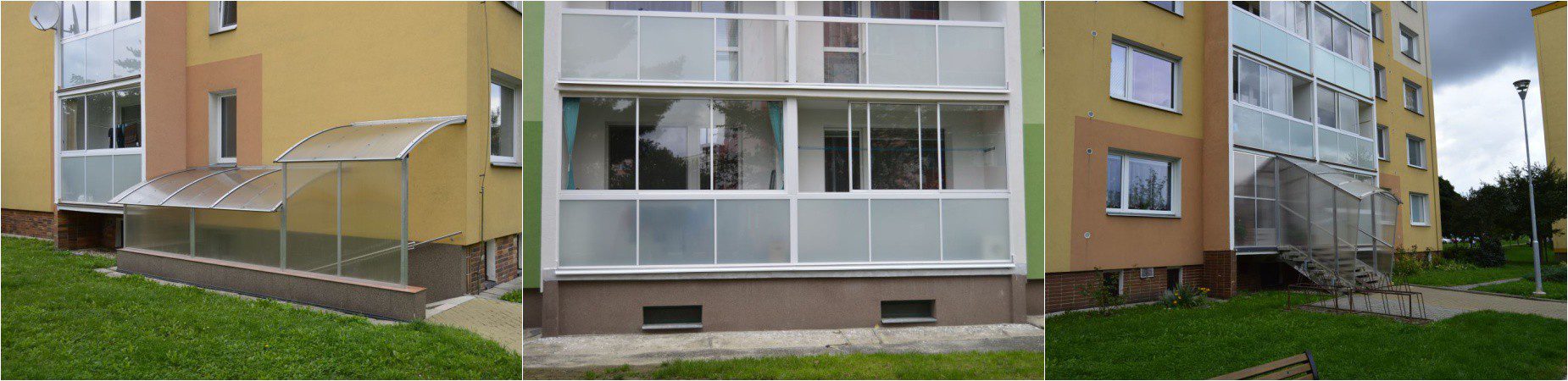 Zasklívání balkonů a lodžií